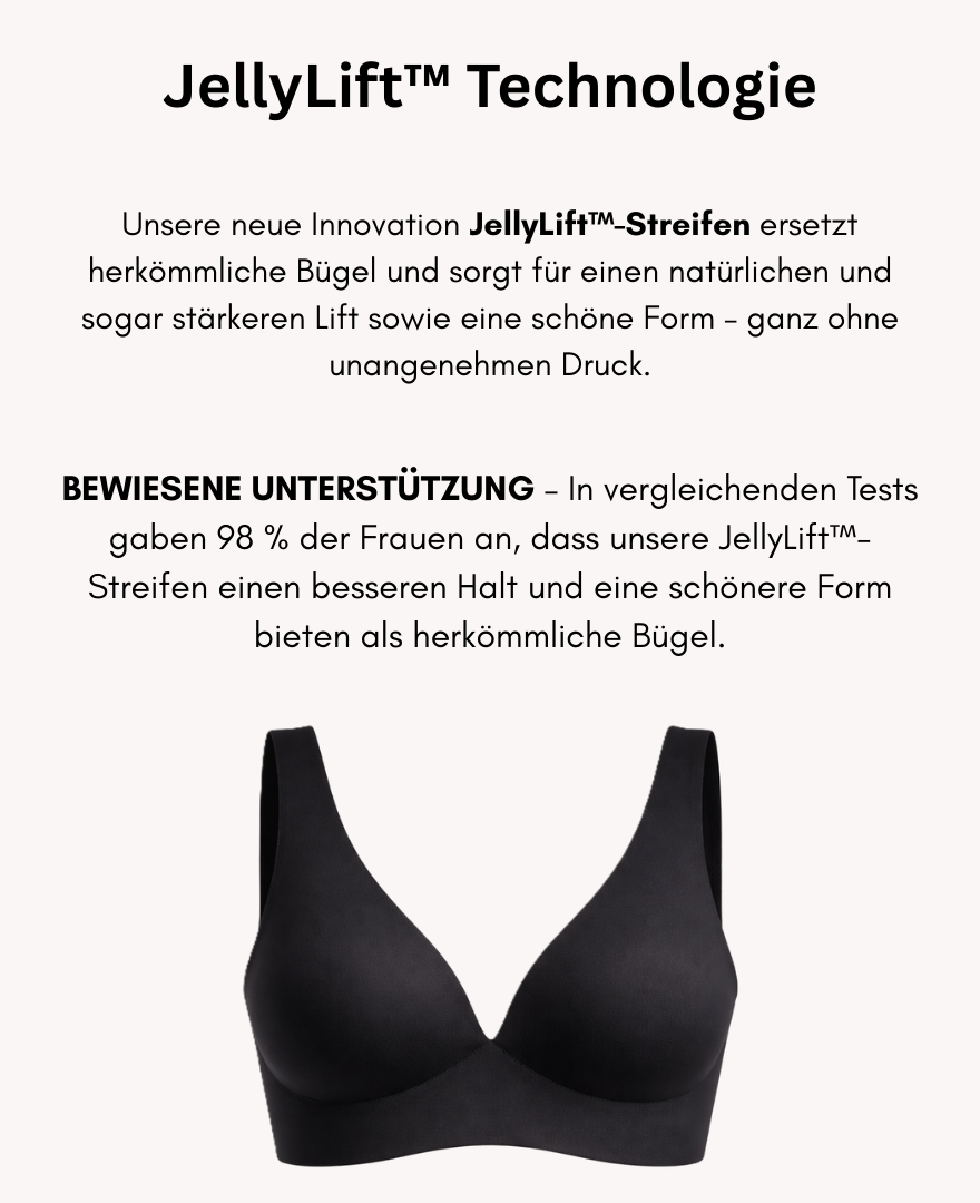 HerComfy™ Deep V Push-Up Nahtloser BH ohne Bügel